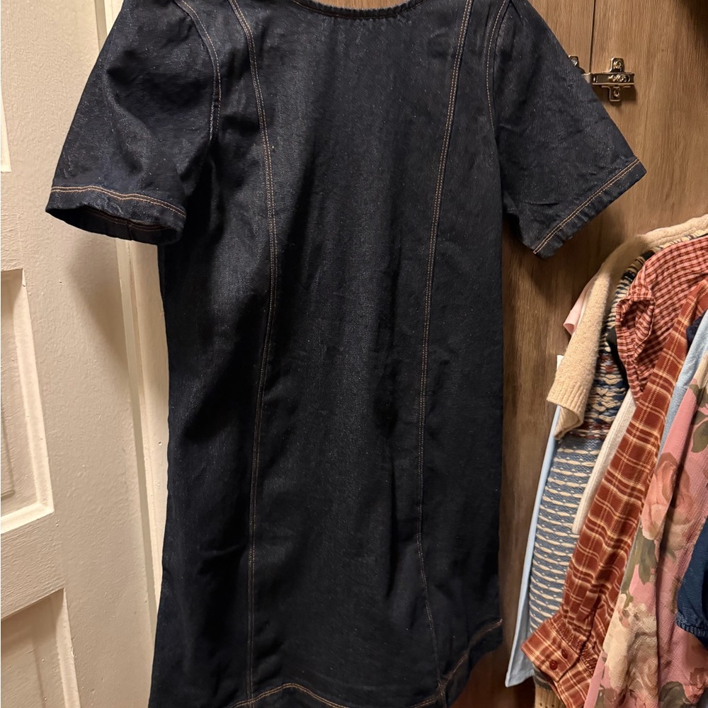 Old Navy Dark Blue Denim Dress